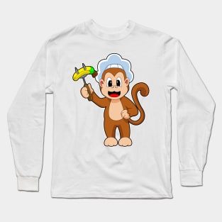 Monkey Chef Banana Long Sleeve T-Shirt